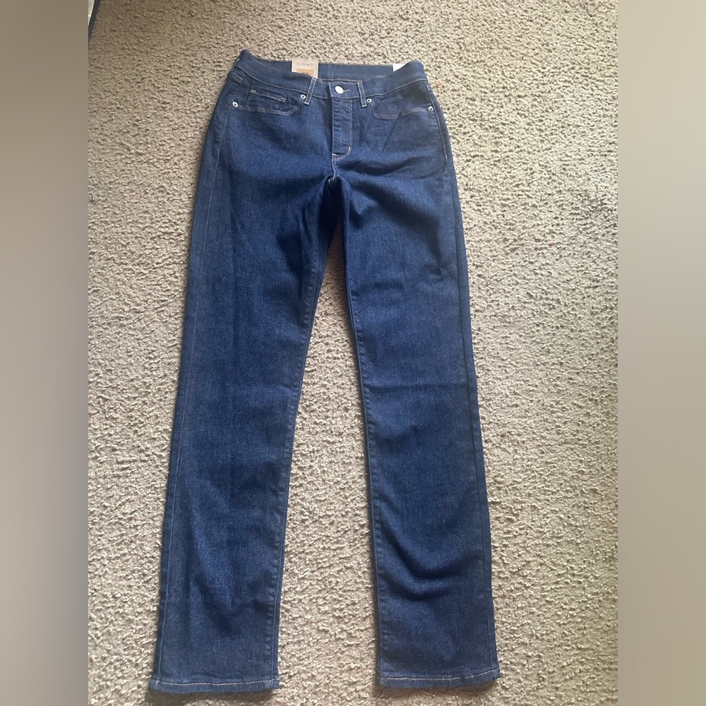 Levi's Dark Blue Straight-Leg Women's Jeans Size 27 NWT